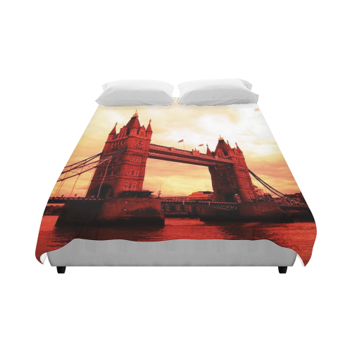 Travel-London Tower Bridge Duvet Cover 86"x70" ( All-over-print)