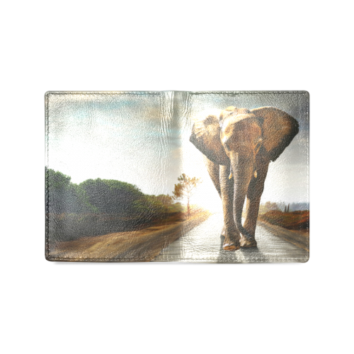 The Elephant Men's Leather Wallet (Model 1612)