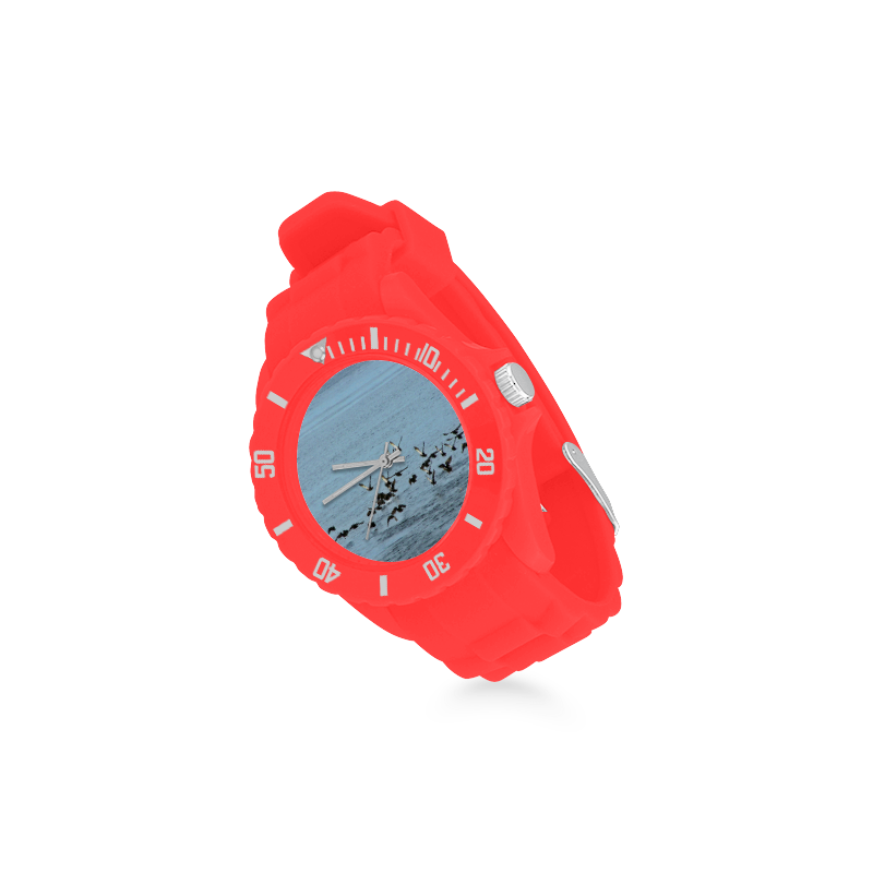 Flock Off Sport Rubber Strap Watch(Model 301) ID D168077