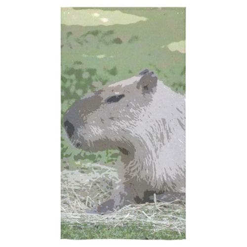 capybara Poster Bath Towel 30"x56"