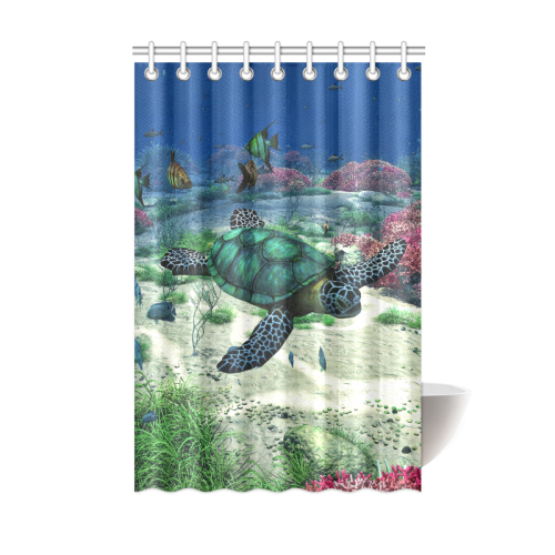 Sea Turtle Shower Curtain 48"x72"