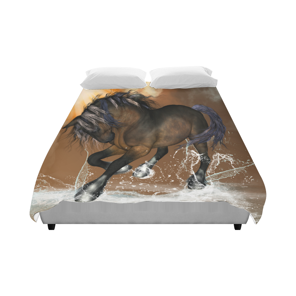 Awesome horse Duvet Cover 86"x70" ( All-over-print)