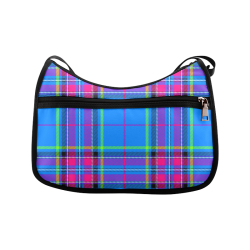TARTAN-BLUE Crossbody Bags (Model 1616)