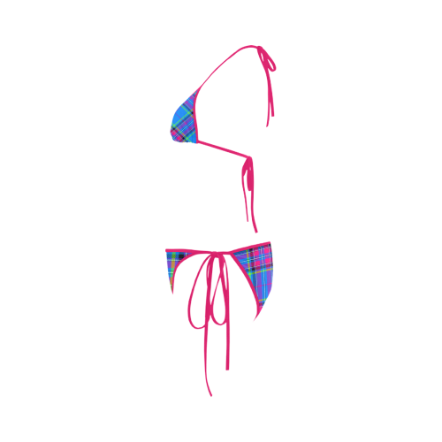 TARTAN-BLUE Custom Bikini Swimsuit