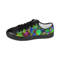Foliage #7 Women's Classic Canvas Shoes (Model 018)