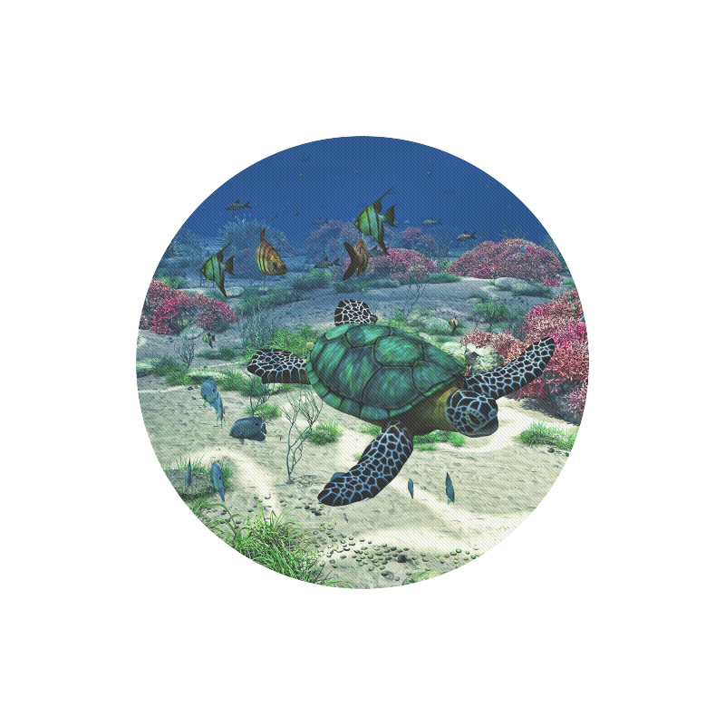 Sea Turtle Round Mousepad