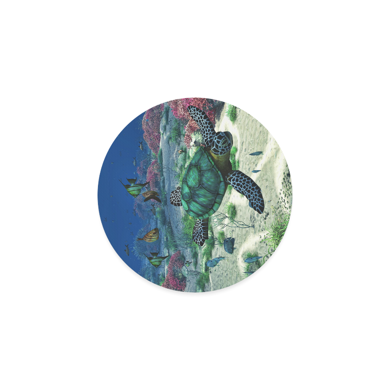 Sea Turtle Round Coaster