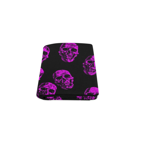 purple skulls Blanket 40"x50"