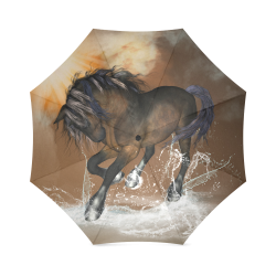 Awsome horse Foldable Umbrella (Model U01)