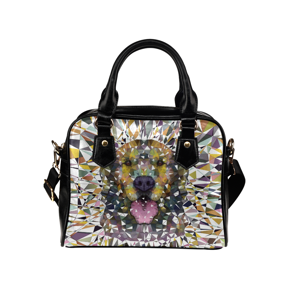 rainbow dog Shoulder Handbag (Model 1634)