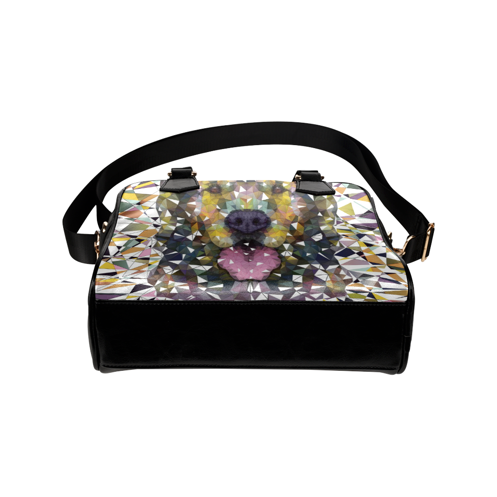 rainbow dog Shoulder Handbag (Model 1634)