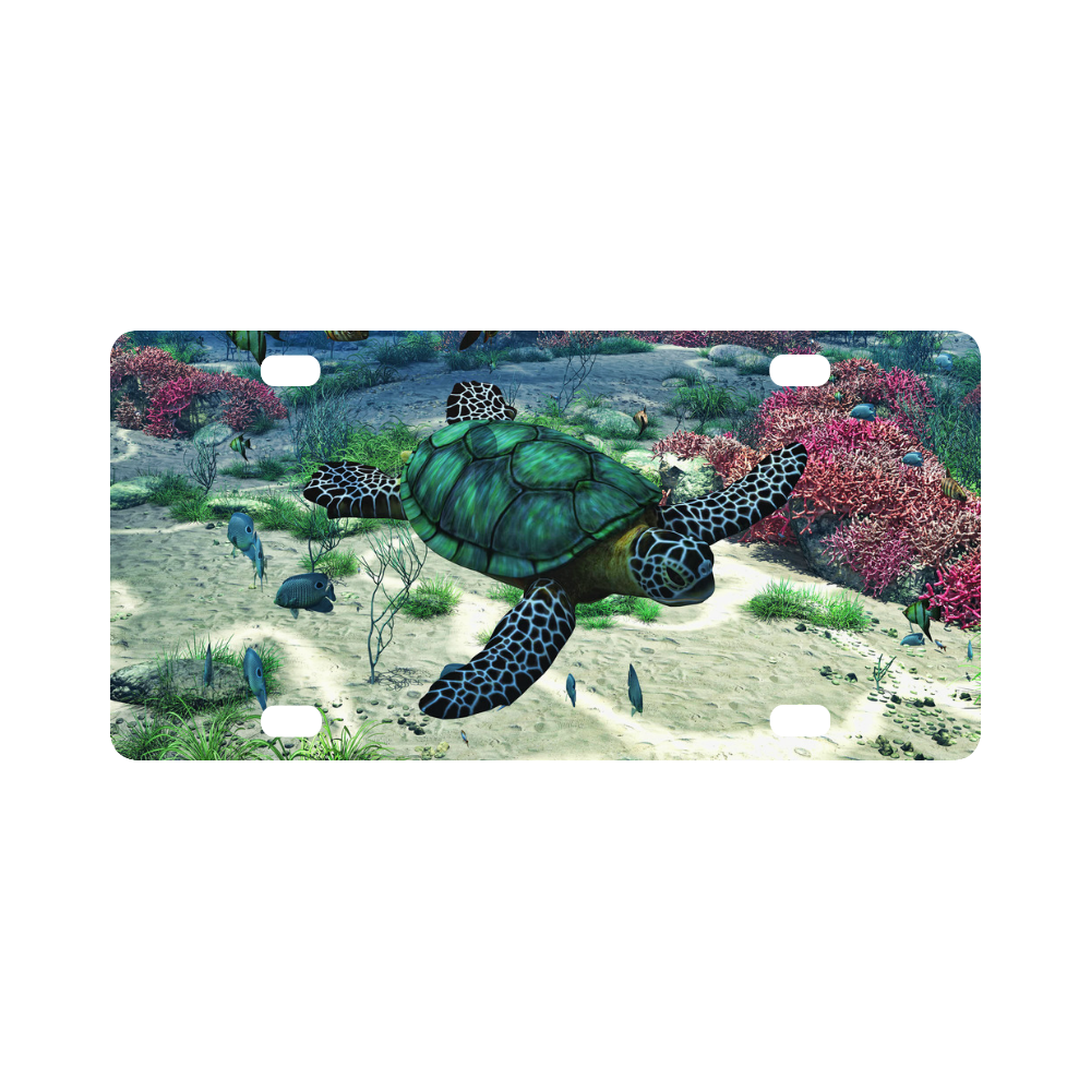 Sea Turtle Classic License Plate