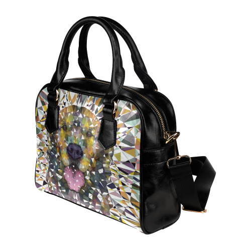 rainbow dog Shoulder Handbag (Model 1634)