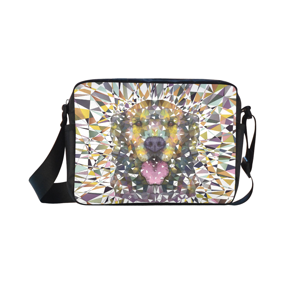 rainbow dog Classic Cross-body Nylon Bags (Model 1632)