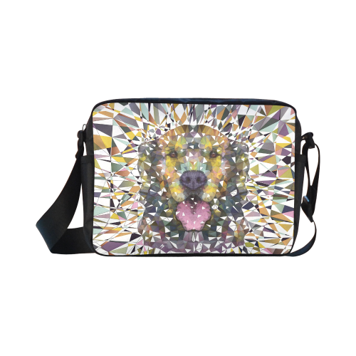 rainbow dog Classic Cross-body Nylon Bags (Model 1632)