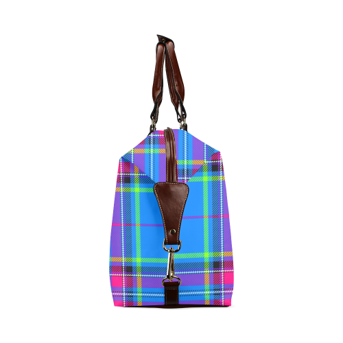 TARTAN-BLUE Classic Travel Bag (Model 1643)
