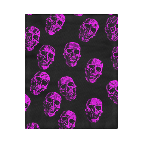 purple skulls Duvet Cover 86"x70" ( All-over-print)