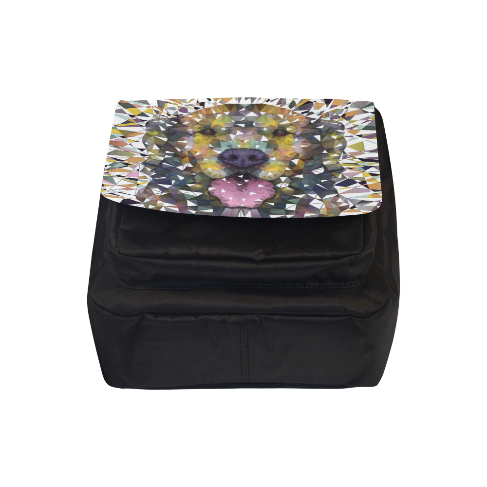 rainbow dog Crossbody Nylon Bags (Model 1633)