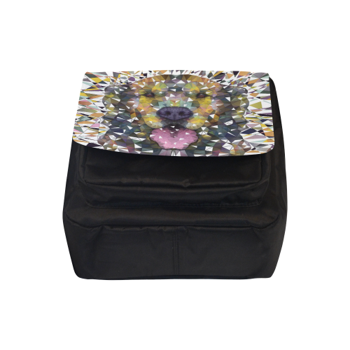 rainbow dog Crossbody Nylon Bags (Model 1633)