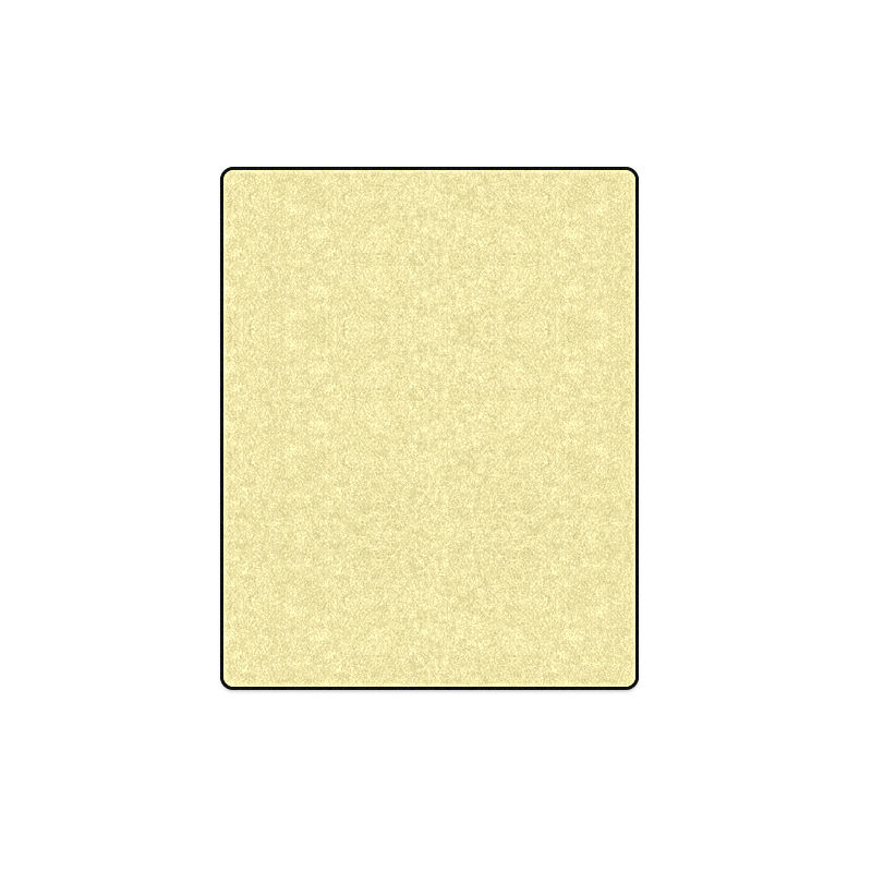 Custard Color Accent Blanket 40"x50"