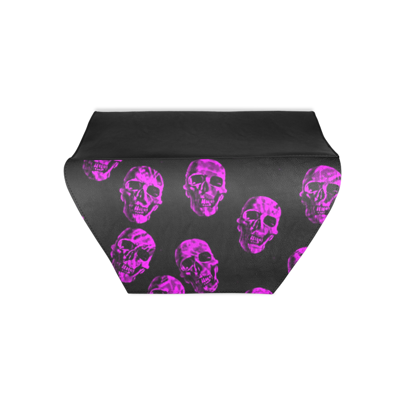 purple skulls Clutch Bag (Model 1630)