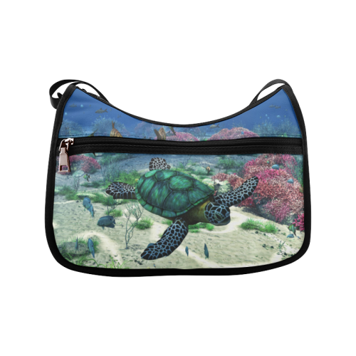 Sea Turtle Crossbody Bags (Model 1616)