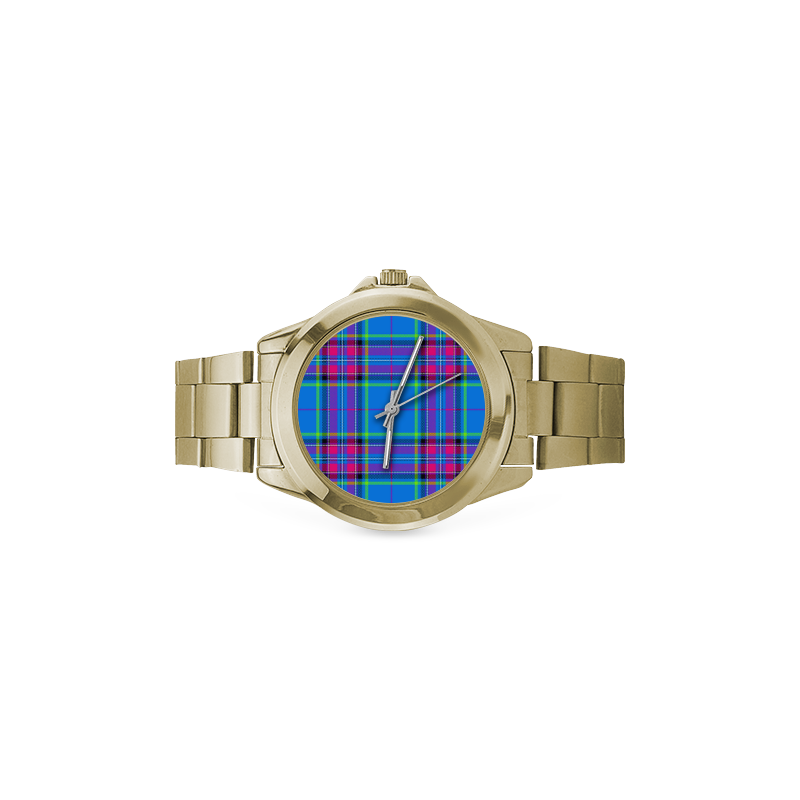 TARTAN-BLUE Custom Gilt Watch(Model 101)