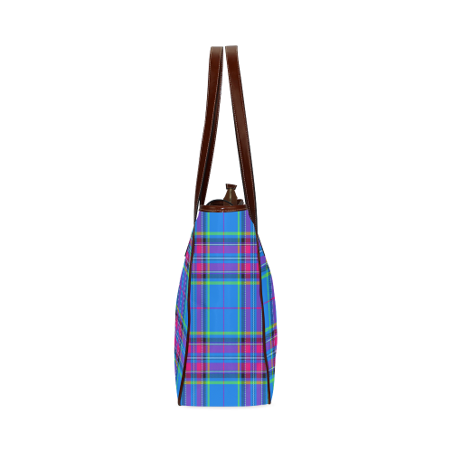 TARTAN-BLUE Classic Tote Bag (Model 1644)