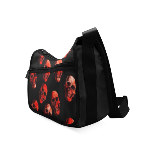 skulls red Crossbody Bags (Model 1616)
