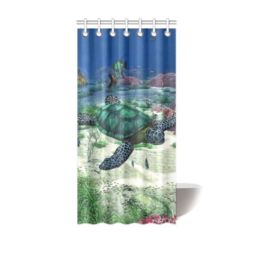 Sea Turtle Shower Curtain 36"x72"