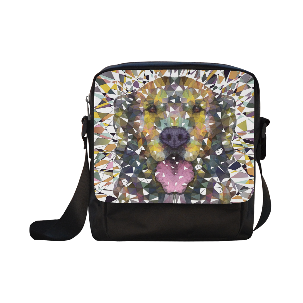 rainbow dog Crossbody Nylon Bags (Model 1633)