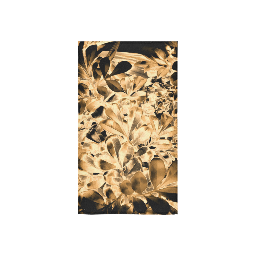 Foliage #2 Gold - Jera Nour Custom Towel 16"x28"