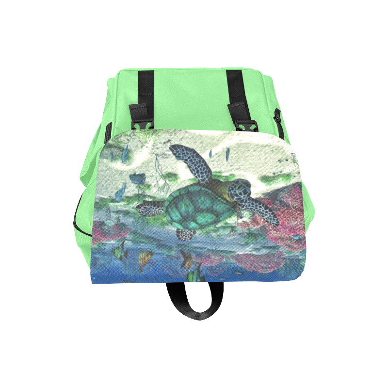 Sea Turtle Casual Shoulders Backpack (Model 1623)
