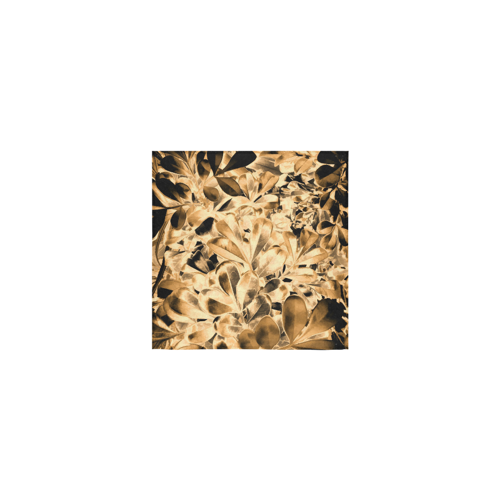 Foliage #2 Gold - Jera Nour Square Towel 13“x13”