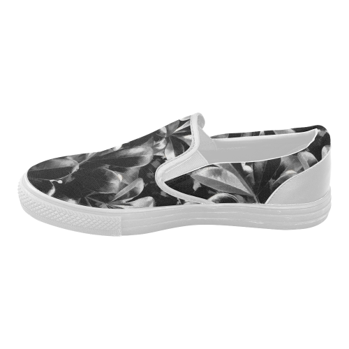 Foliage #1 - Jera Nour Women's Slip-on Canvas Shoes (Model 019)