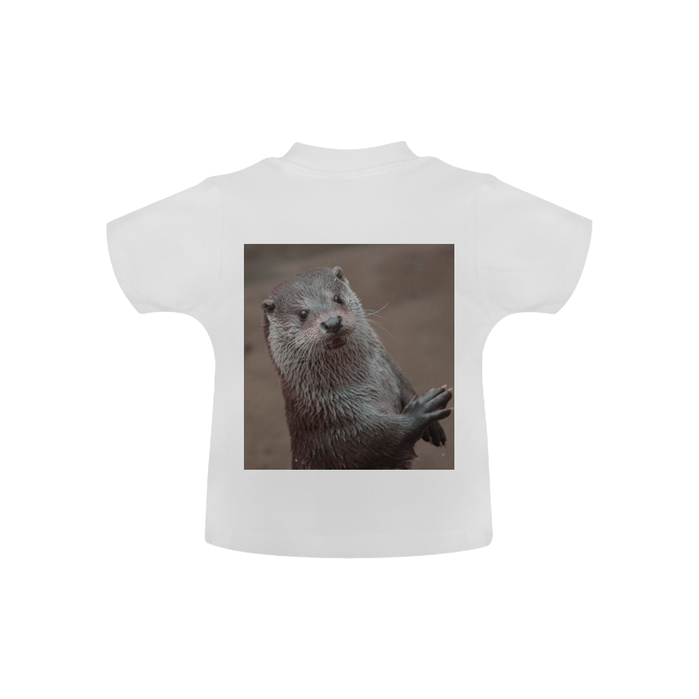 sweet young otter Baby Classic T-Shirt (Model T30)