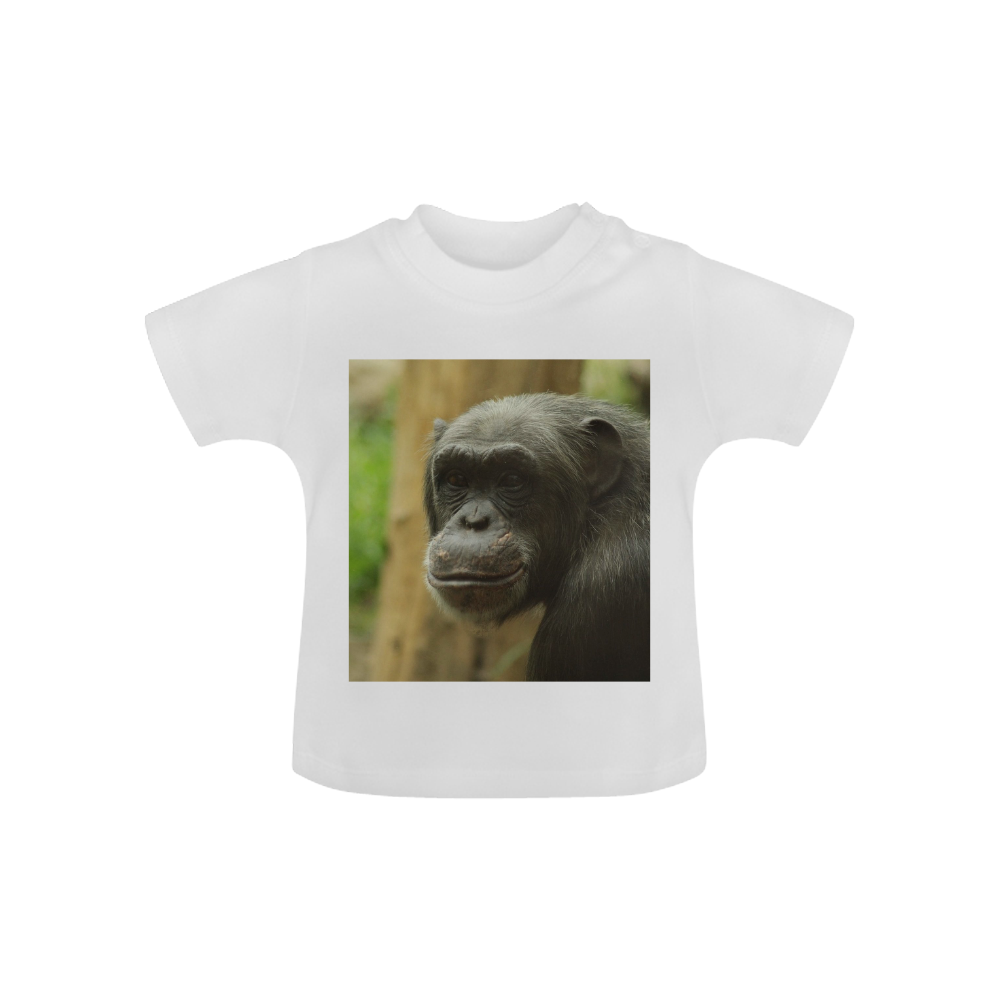 grinning chimp Baby Classic T-Shirt (Model T30)
