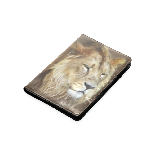 A magnificent painting Lion portrait Custom NoteBook A5