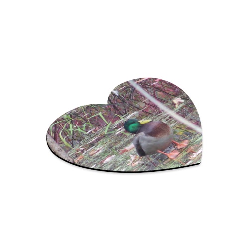 Mallard Drake Heart-shaped Mousepad