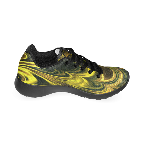 awesome fractal marbled 15 Men’s Running Shoes (Model 020)