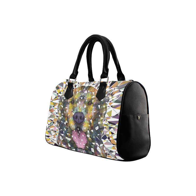 rainbow dog Boston Handbag (Model 1621)