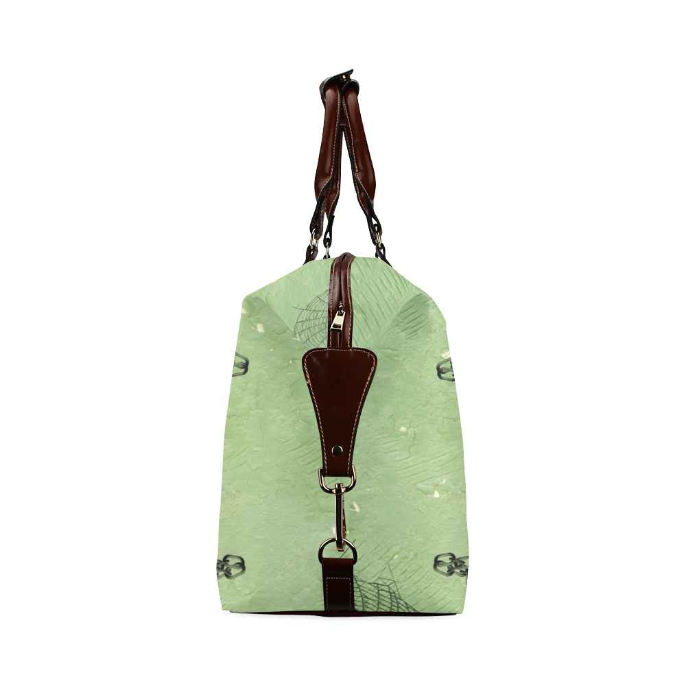 Green skull Classic Travel Bag (Model 1643)
