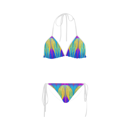 Art Deco Pattern Custom Bikini Swimsuit