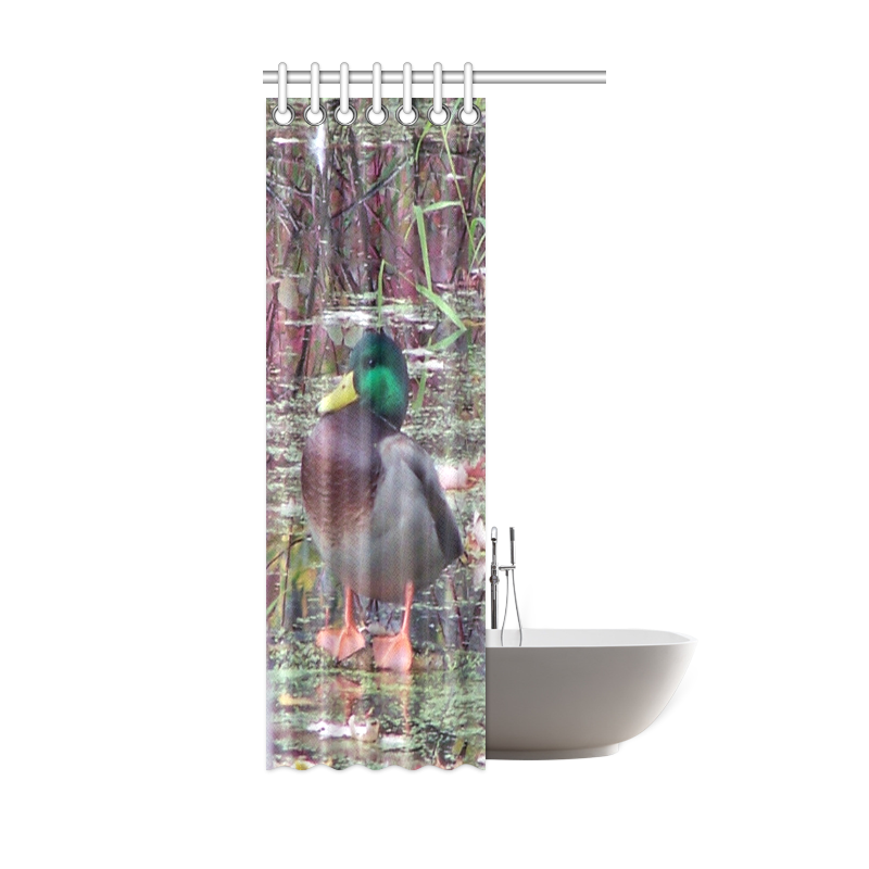 Mallard Drake Shower Curtain 36"x72"