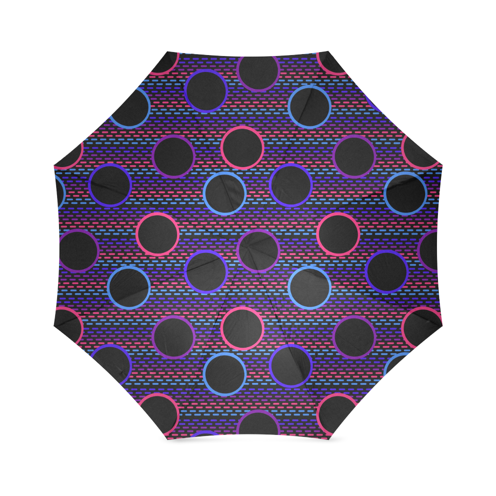Funky Black Holes Foldable Umbrella (Model U01)