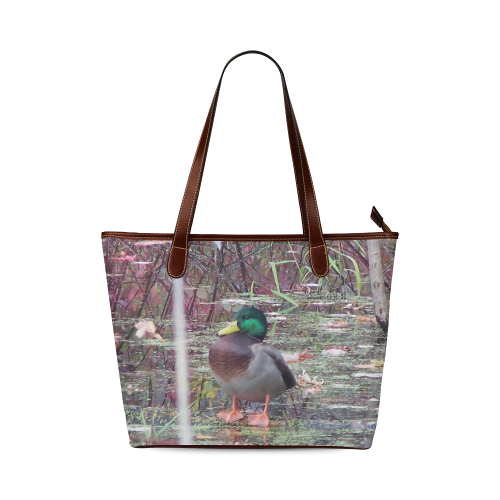 Mallard Drake Shoulder Tote Bag (Model 1646)