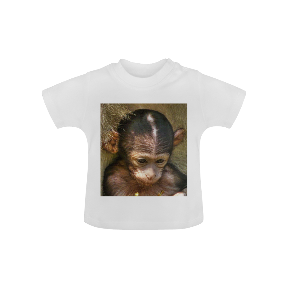 sweet baby monkey Baby Classic T-Shirt (Model T30)