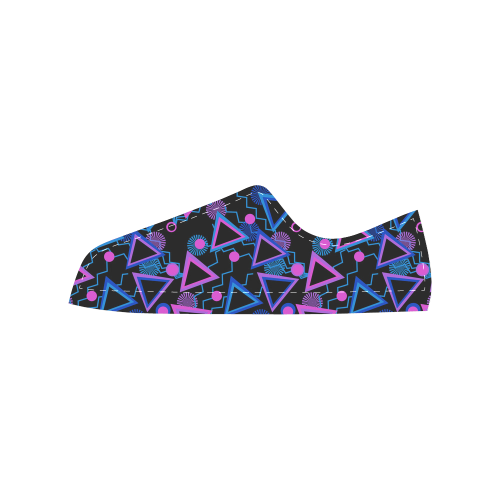Celebrating Triangles Women's Classic Canvas Shoes (Model 018)