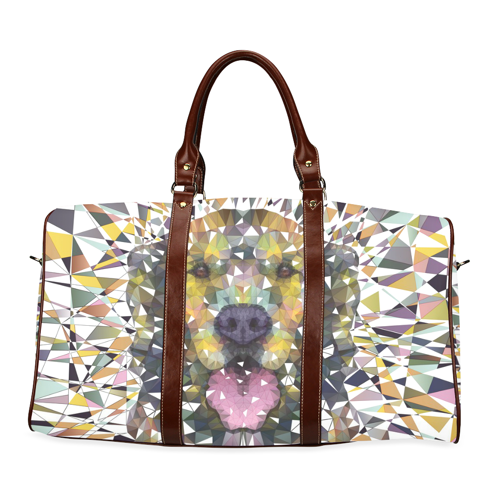 rainbow dog Waterproof Travel Bag/Large (Model 1639)