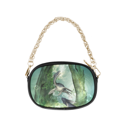 Awesome seadragon Chain Purse (Model 1626)